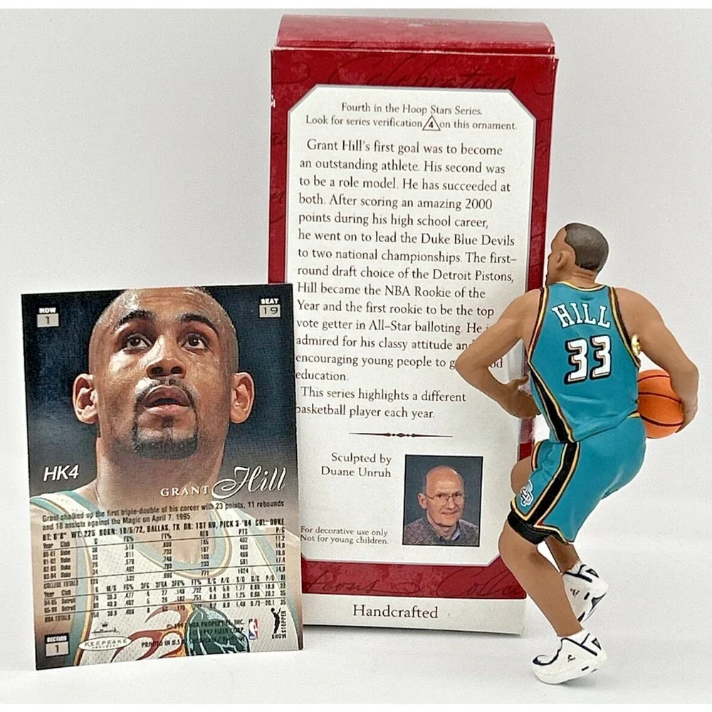 1998‎ Hallmark Grant Hill Hoop Stars NBA Ornament U63